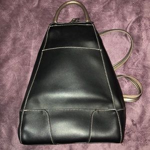 Clark’s Leather Shoulderbag Backpack Zip